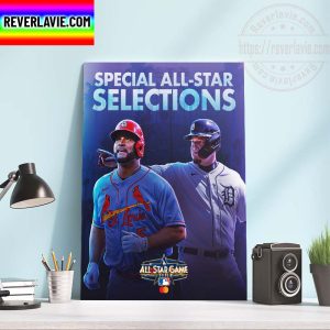 MLB LA All Star Game 2022 Special All Star Selections Two Legends Albert Pujols And Miguel Cabrera Home Decor Poster Canvas