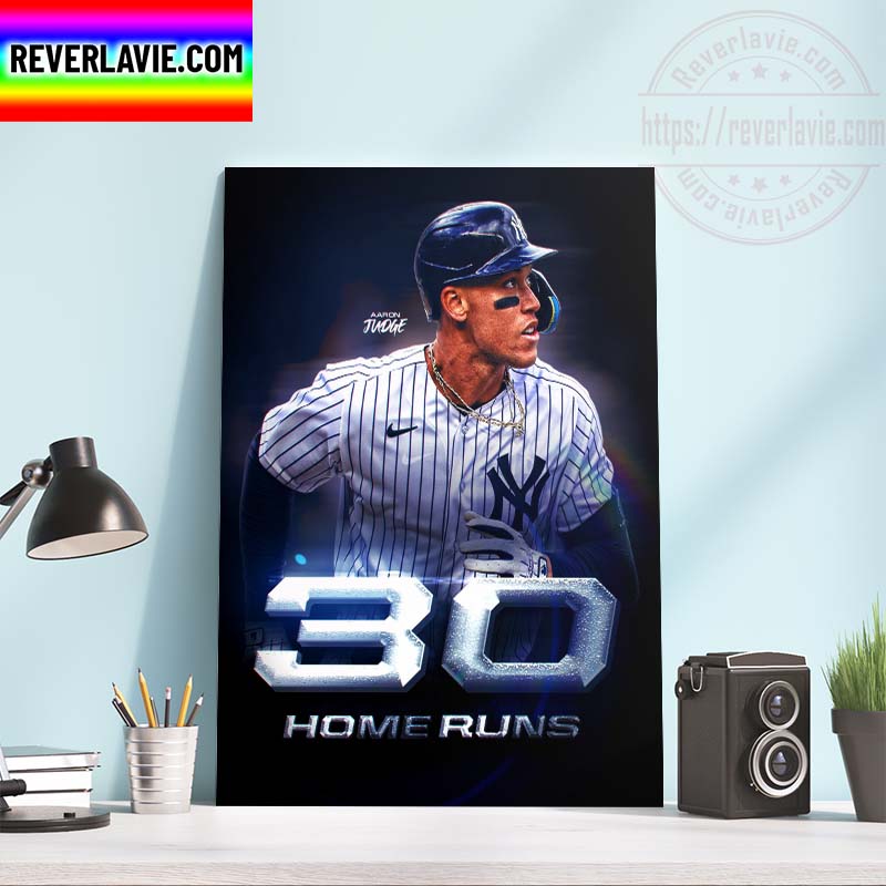 MLB New York Yankees Aaron Judge 30th HR Is A Grand Slam Home Decor Poster Canvas MLB New York Yankees Aaron Judge 30th HR Is A Grand Slam Home Decor Poster Canvas