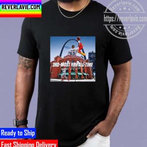 MLB St Louis Cardinals Albert Pujols 3Rd Most XBH All Time Unisex T-Shirt