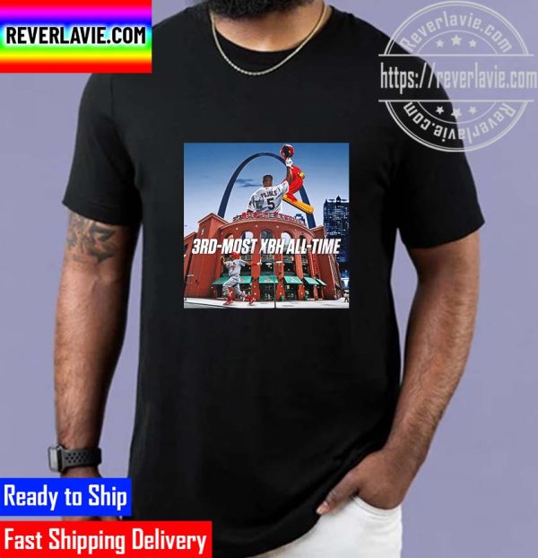 MLB St Louis Cardinals Albert Pujols 3Rd Most XBH All Time Unisex T-Shirt