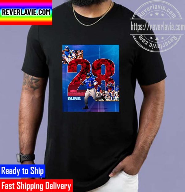 MLB Toronto Blue Jays 28 Runs Unisex T-Shirt