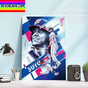 MLB Washington Nationals Juan Soto In The 2022 Home Run Derby Home Decor Poster Canvas