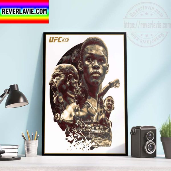 MMA UFC 276 Official Poster Home Decor Poster Canvas