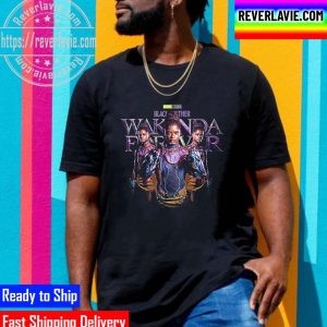 Marvel Studios Black Panther Wakanda Forever 2022 Official Unisex T-Shirt