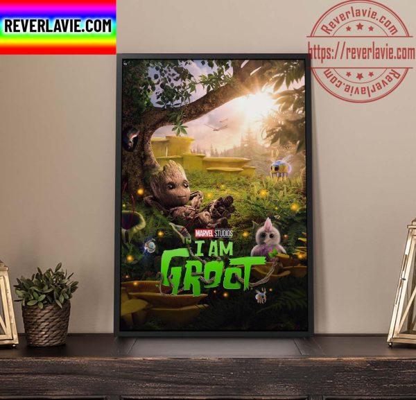 Marvel Studios I Am GROOT New Poster Art Home Decor Poster Canvas