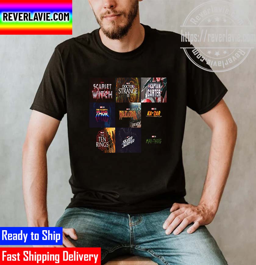 Marvel Studios Possible Projects Classic T-Shirt Marvel Studios Possible Projects Classic T-Shirt