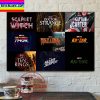 Marvel Studios Possible Projects Decorations Poster Canvas