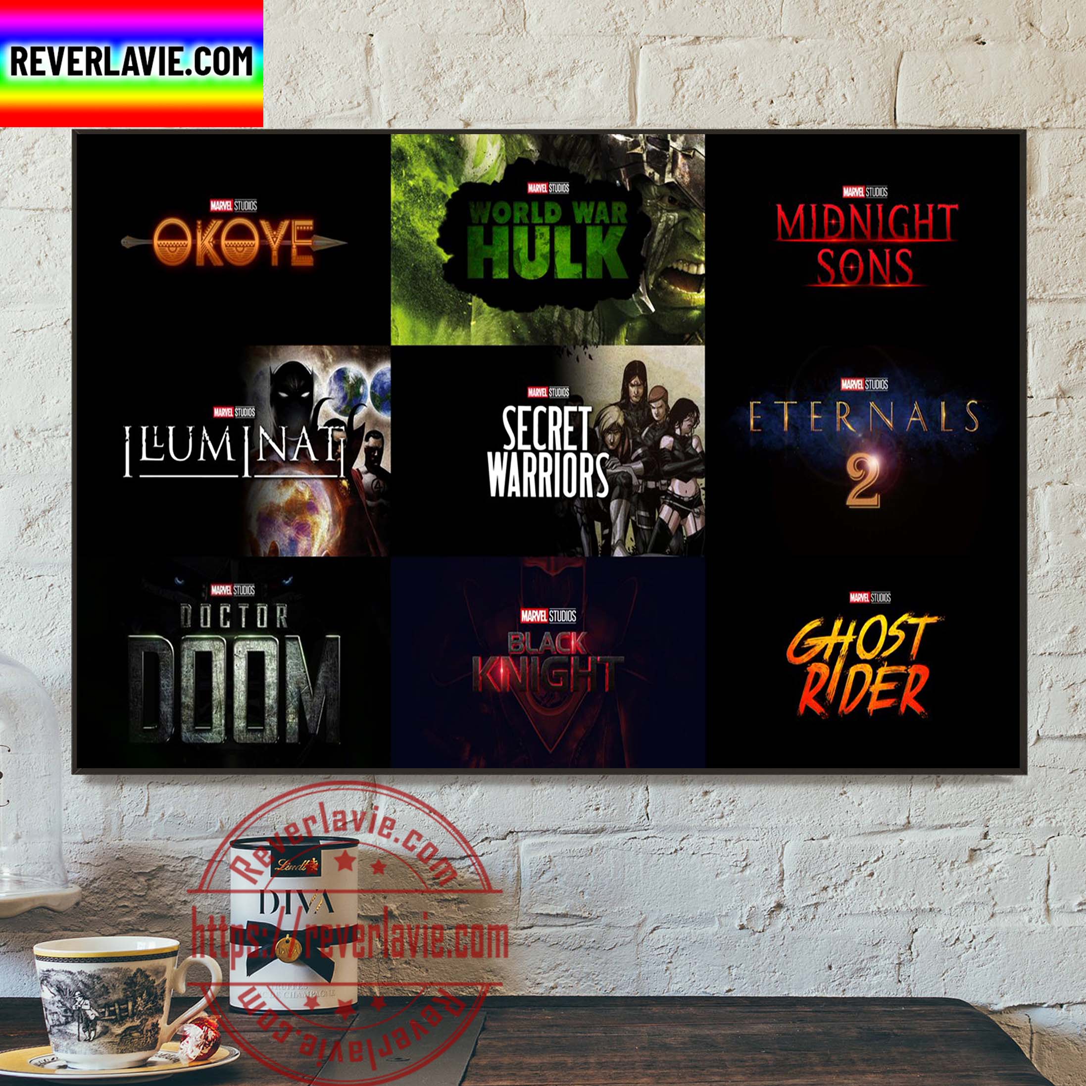Marvel Studios Possible Projects Wall Decor Poster Canvas Marvel Studios Possible Projects Wall Decor Poster Canvas