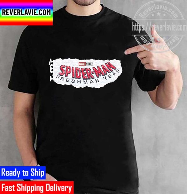 Marvel Studios Spider Man Freshman Year Logo Original Series Unisex T-Shirt