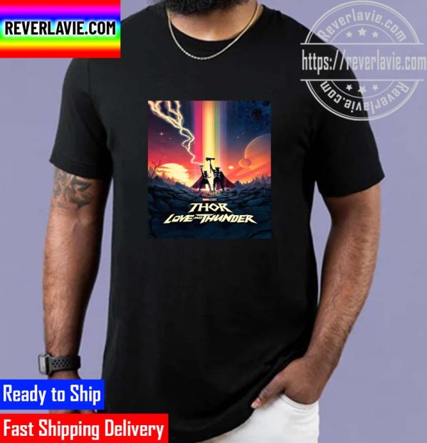 Marvel Studios Thor Love And Thunder Logo Fan Art Unisex T-Shirt