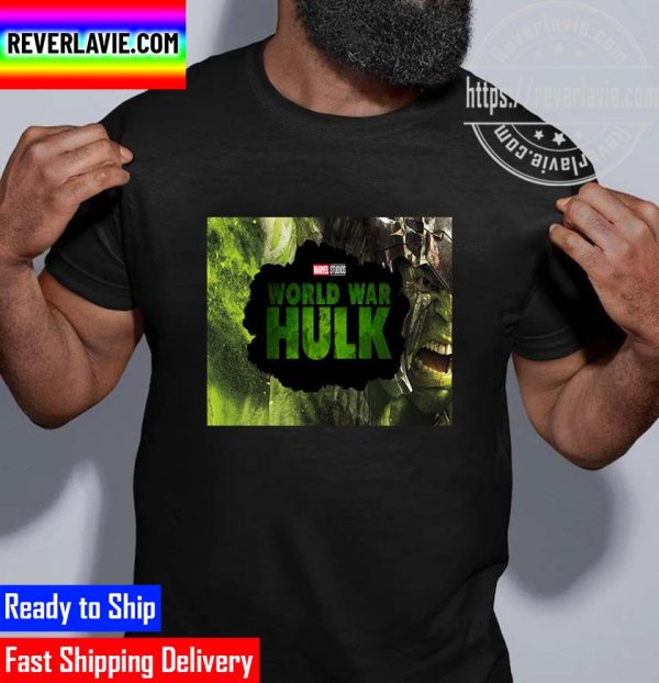 Marvel Studios World War Hulk Official Poster Unisex T-Shirt