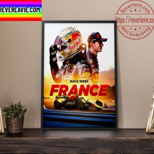 Max Verstappen Le Castellet French GP Home Decor Poster Canvas