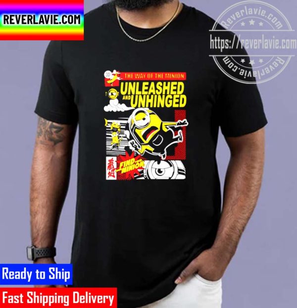 Minions The Rise of Gru Unleashed and Unhinged Poster Unisex T-Shirt