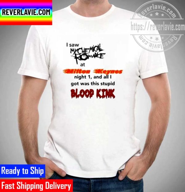 My Chemicalromance Milton Keynes Blood Kind Unisex T-Shirt