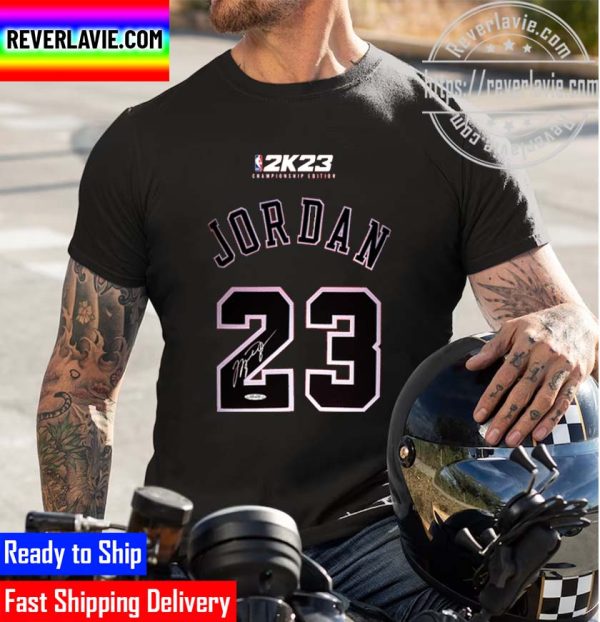 NBA 2K23 Championship Edition Michael Jordan 23 Signature Unisex T-Shirt