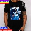 NBA 2K23 GOAT Edition Cover Michael Jordan and LeBron James Unisex T-Shirt