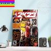 NBA 2K23 Michael Jordan Championship Edition Cover Home Decor Poster Canvas