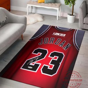 NBA 2K23 Michael Jordan 23 Championship Edition Cover Rug