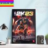 NBA 2K23 Standard Edition Cover Art of Devin Booker Home Decor Poster Canvas