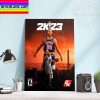 NBA 2K23 Stephen Curry Edition Cover Fan Art Home Decor Poster Canvas