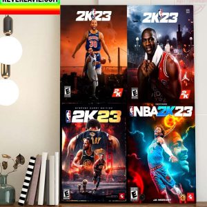NBA All These Insane Cover Artworks For 2K23 Home Decor Poster Canvas