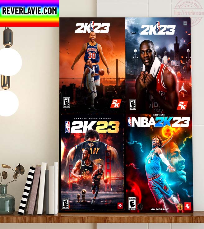 NBA All These Insane Cover Artworks For 2K23 Home Decor Poster Canvas NBA All These Insane Cover Artworks For 2K23 Home Decor Poster Canvas