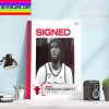 NBA Chicago Bulls Signed Justin Lewis Forward Two-Way Contract Home Decor Poster Canvas