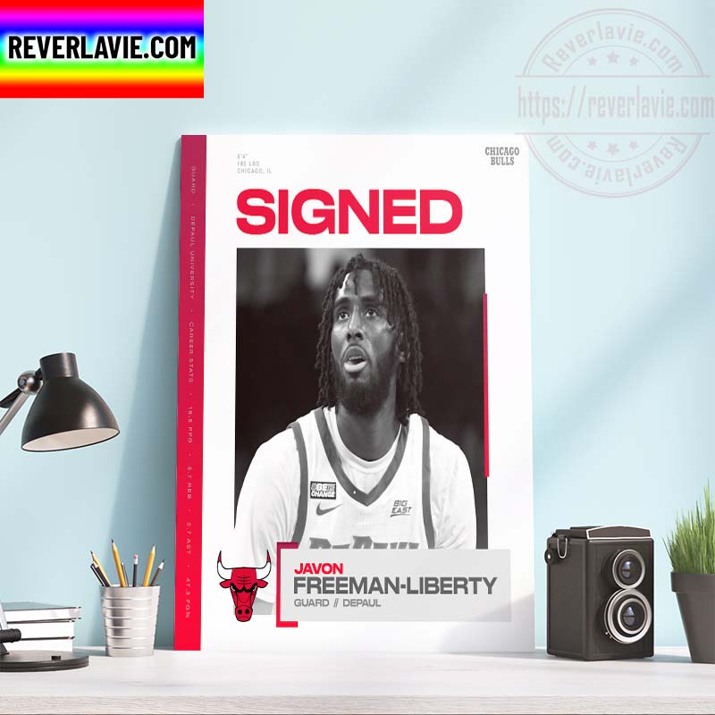 NBA Chicago Bulls Signed Javon Freeman-Liberty Guard Depual Home Decor Poster Canvas NBA Chicago Bulls Signed Javon Freeman-Liberty Guard Depual Home Decor Poster Canvas