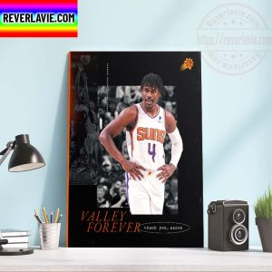 NBA Phoenix Suns Valley Forever Thank You Aaron Holiday Home Decor Poster Canvas