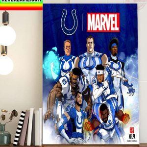 NFL Indianapolis Colts X Marvel Studios Home Decor Poster Canvas