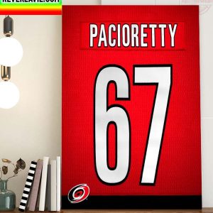NHL Carolina Hurricanes Ready For Pacioretty 67 Home Decor Poster Canvas