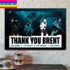 NHL Minnesota Wild Thank You For Everything Nick Bjugstad Home Decor Poster Canvas