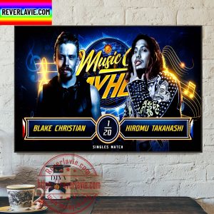NJPW 2022 Music City Mayhem Blake Christian Vs Hiromu Takahashi Home Decor Poster Canvas