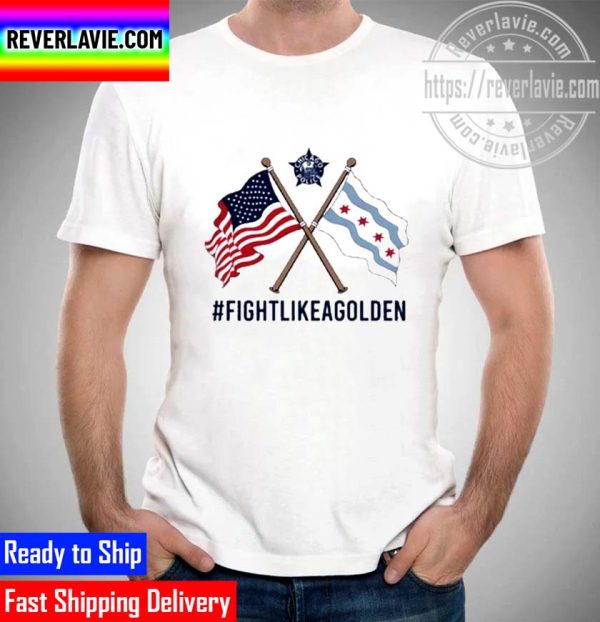 Official Chicago Police Fight Like A Golden Unisex T-Shirt