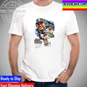 Official Julio Rodriguez 44 Seattle Mariners Baseball Signature Unisex T-Shirt