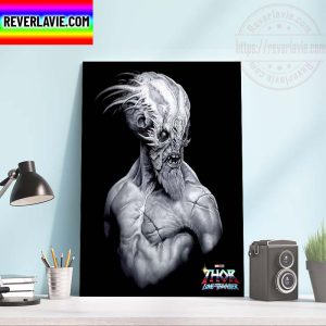 Official Poster Thor Love And Thunder Concept Art For Gorr Home Decor Poster Canvas
