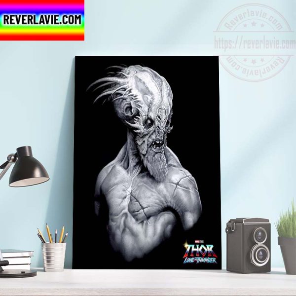 Official Poster Thor Love And Thunder Concept Art For Gorr Home Decor Poster Canvas