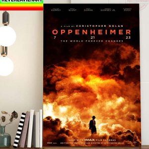 Oppenheimer Official Poster Film Home Decor Poster Canvas