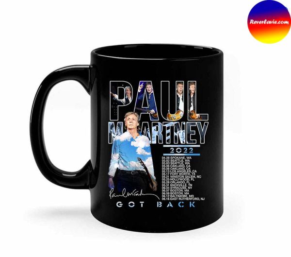 Paul McCartney 2022 Tour Got Back Signature Mug