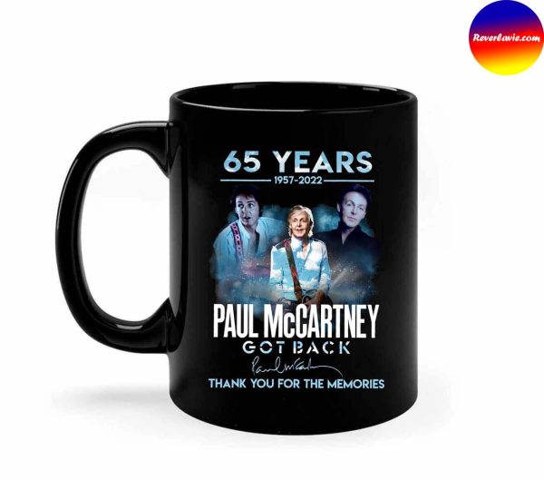 Paul McCartney 65 Years 1957 2022 Thank You For The Memories Mug