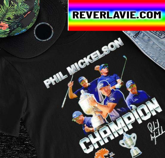 Phil Mickelson Champion 2021 PGA Ocean Course signature shirt Phil Mickelson Champion 2021 PGA Ocean Course signature shirt