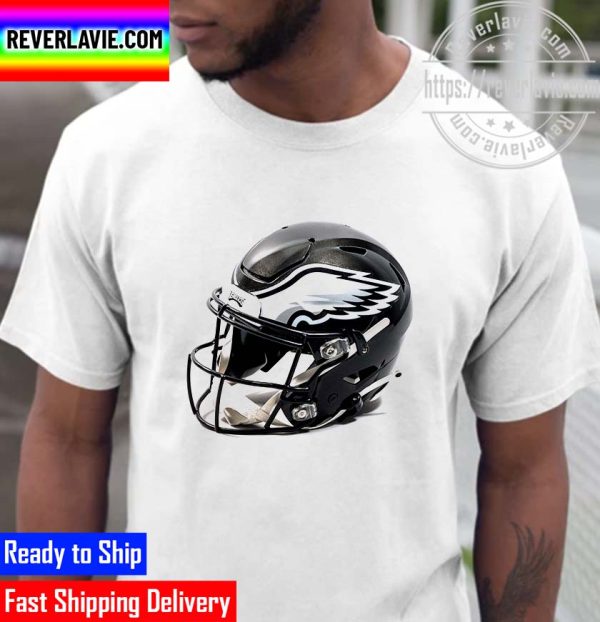 Philadelphia Eagles Black Alternate Helmet Coming Unisex T-Shirt