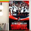 Portland Trail Blazers Are The 2022 NBA 2K23 Summer League Champions Home Decor Poster Canvas