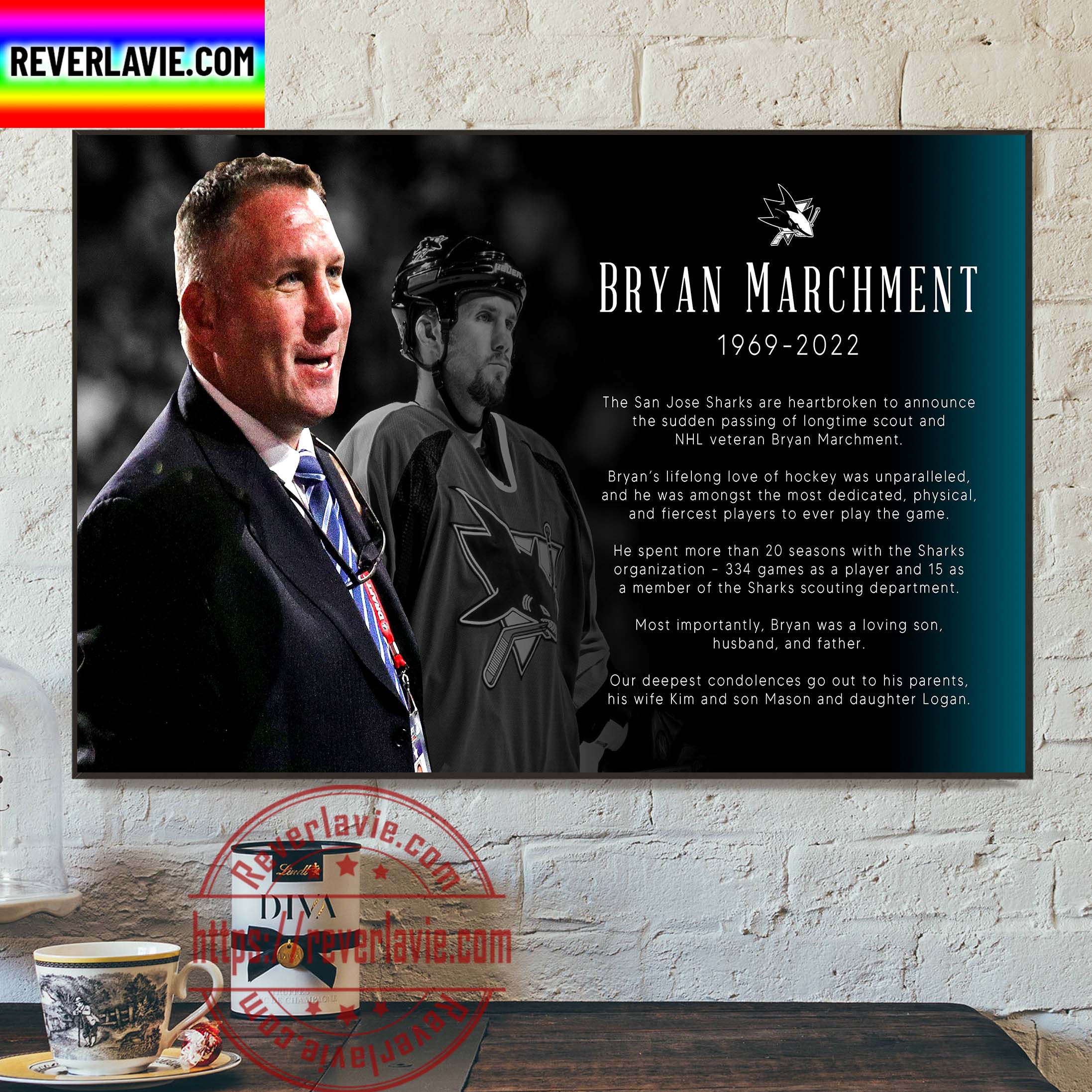 RIP Bryan Marchment 1969-2022 Legendary San Jose Sharks Thank You For The Memories Home Decor Poster Canvas RIP Bryan Marchment 1969-2022 Legendary San Jose Sharks Thank You For The Memories Home Decor Poster Canvas