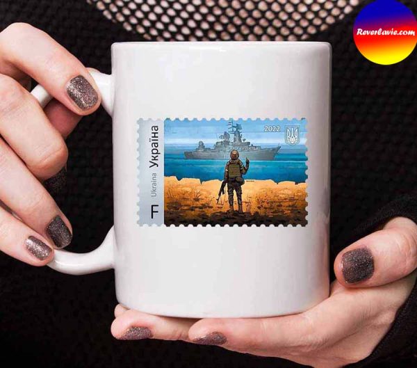 Russian Warship Go Yourself New Stamp Ukraine Mug
