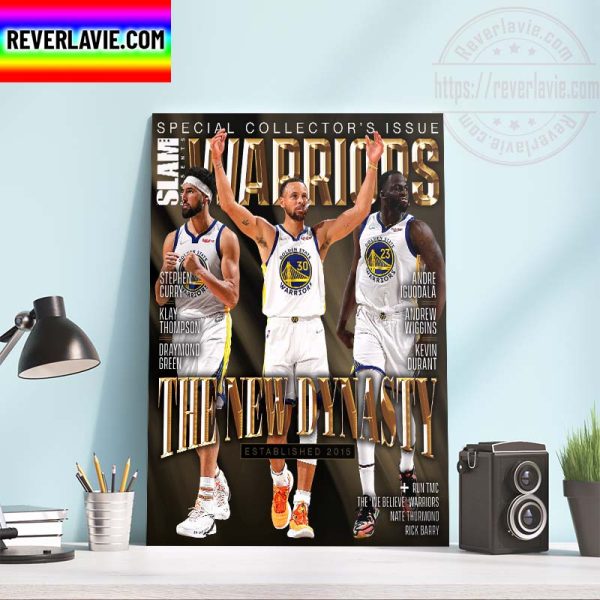 SLAM Presents Warriors Stephen Curry Klay Thompson Draymond Green The New Dynasty Home Decor Poster Canvas