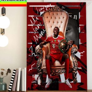 Sadio Mane Has Been Crowned The 2022 CAF Player Of The Year Home Decor Poster Canvas
