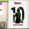 Sadio Mane Has Been Crowned The 2022 CAF Player Of The Year Home Decor Poster Canvas