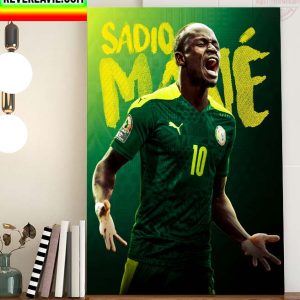 Sadio Mane Is The Men’s African Player Of The Year 2022 Home Decor Poster Canvas