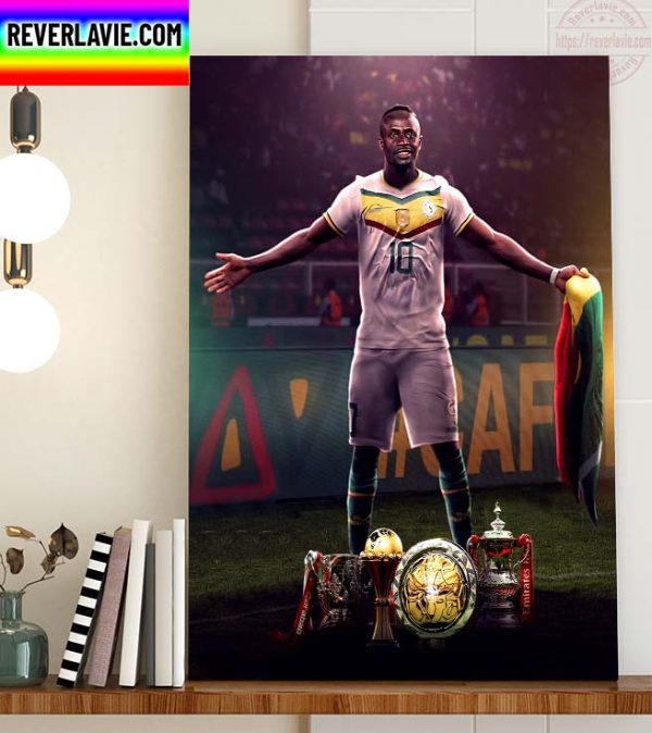 Sadio Mane Winner The CAF Men’s Player Of The Year Home Decor Poster Canvas